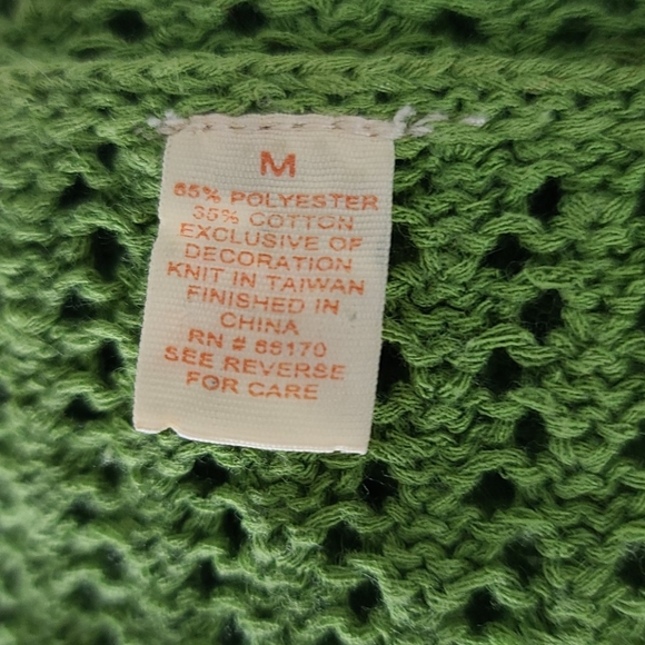 Anthropologie Aviatrix Green Cardigan Size… - Picture 7 of 7